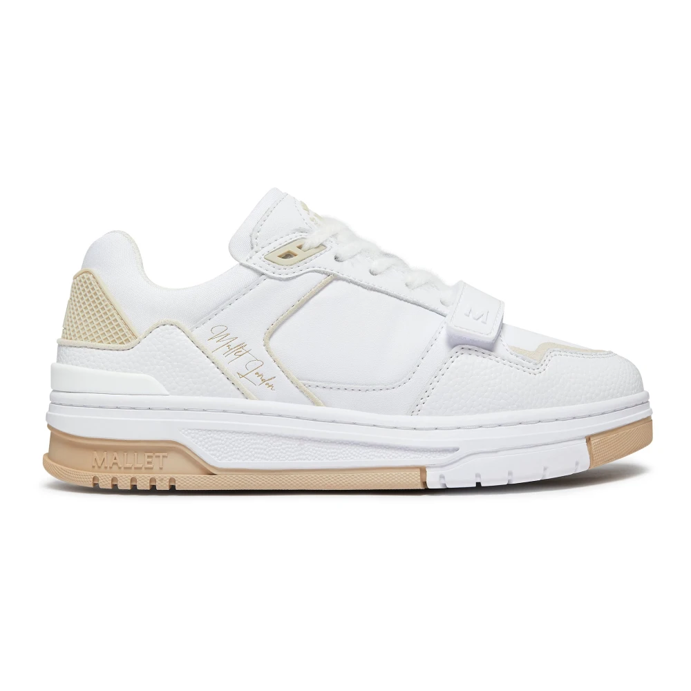 Mallet London Carlton Strap Sneakers Heren Schoenen Wit