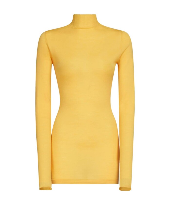 pull-col-roule-jaune-en-laine-fine-tricotee
