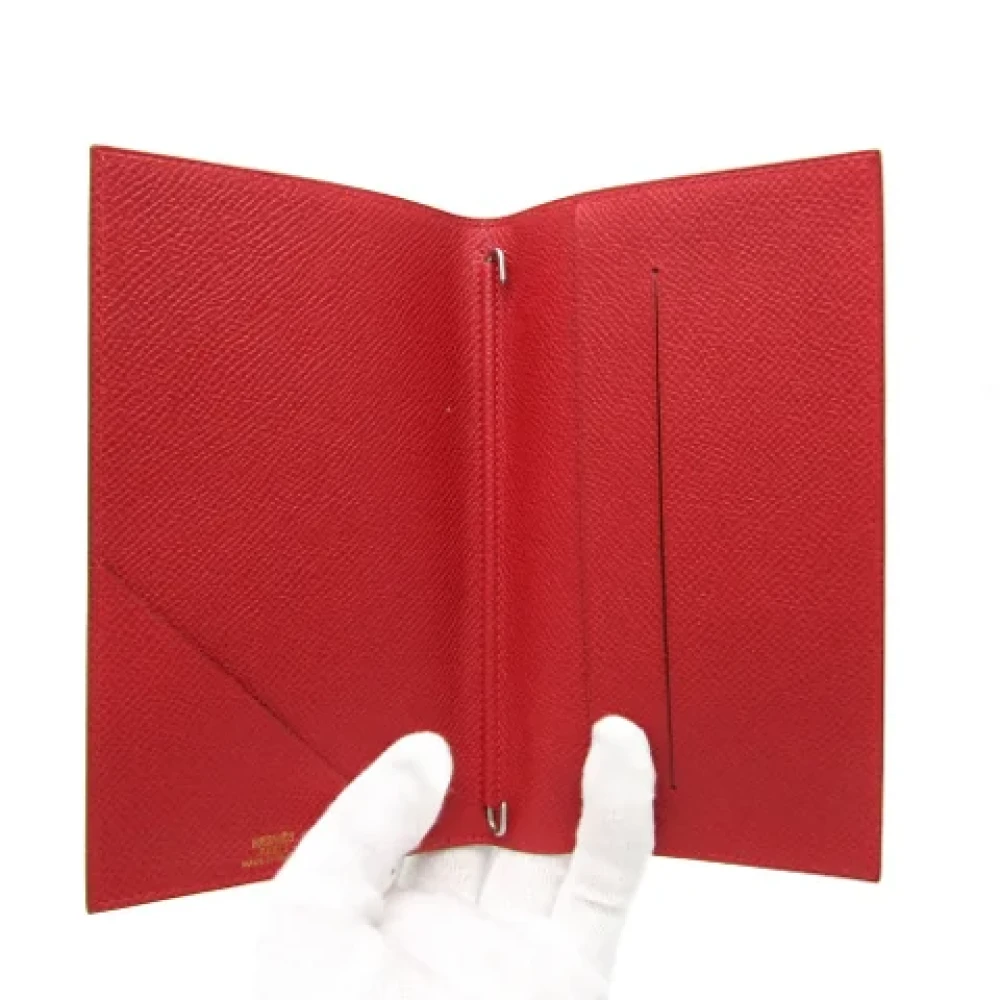 Hermès Vintage Pre-owned Leather home-office Red Dames