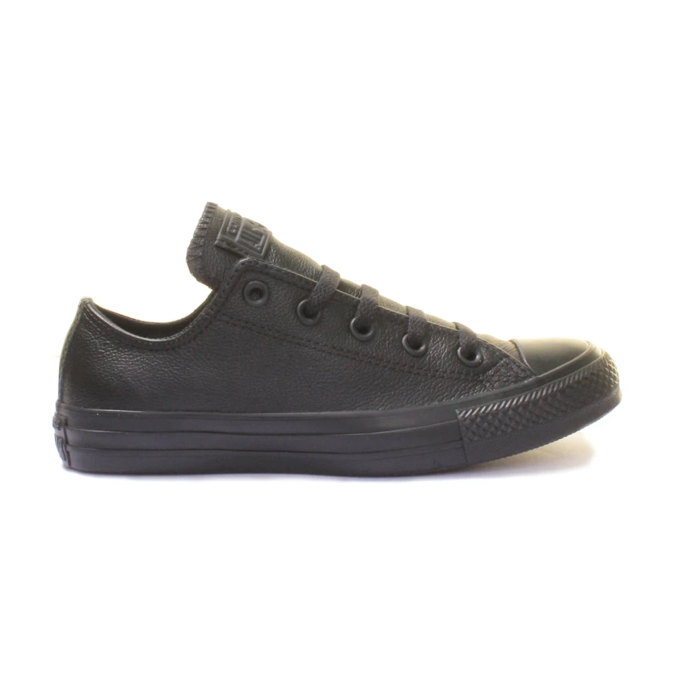 Converse Women's Black Leather Low Top Trainer Unisex - Sneakers - 11 1/2 Uk - Shoes