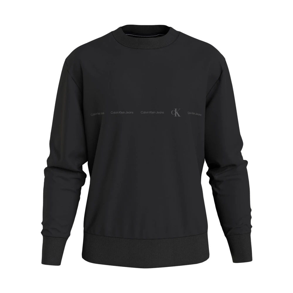 Calvin Klein Jeans Sweatshirt met logoprint model 'REPEAT'
