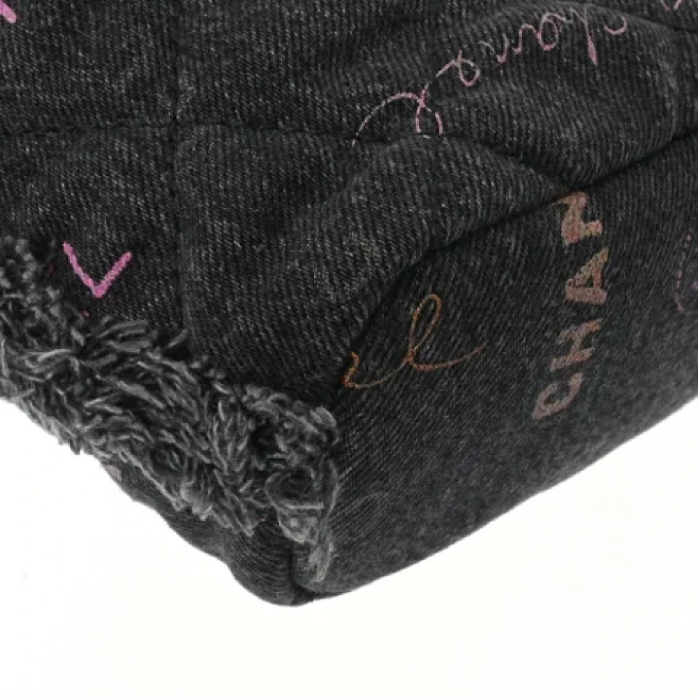 Chanel Vintage Pre-owned Denim chanel-bags Black Dames