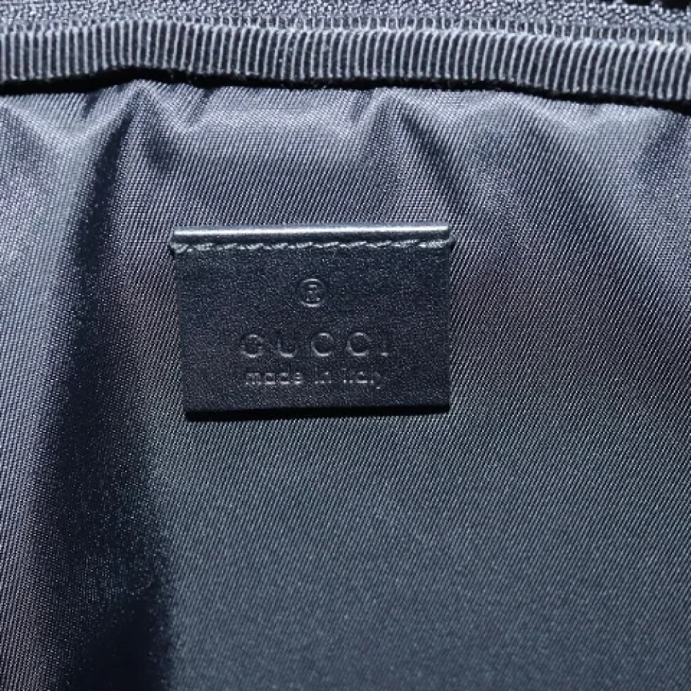 Gucci Vintage Pre-owned Canvas clutches Black Dames
