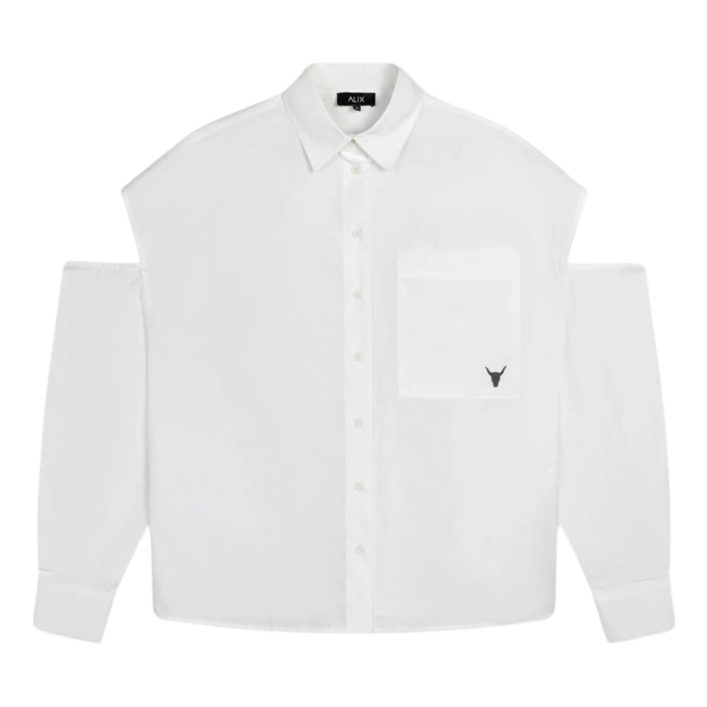 Alix The Label Elegante Witte Blouse White Dames