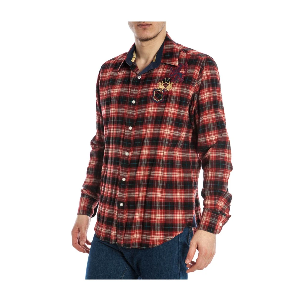 LA MARTINA Klassieke Polo Shirt Red Heren