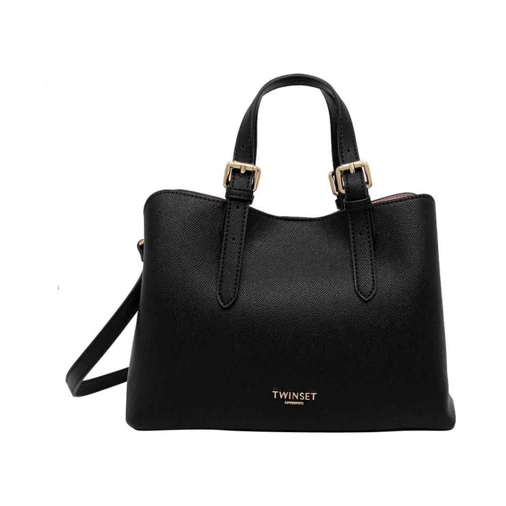 Twinset Women's Black Handbags, One Size, Small Tote