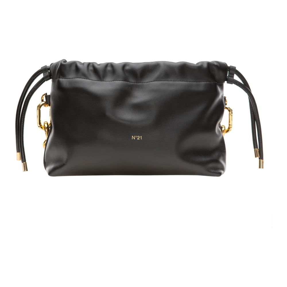 N21 Elegante Clutch Tas Black Dames