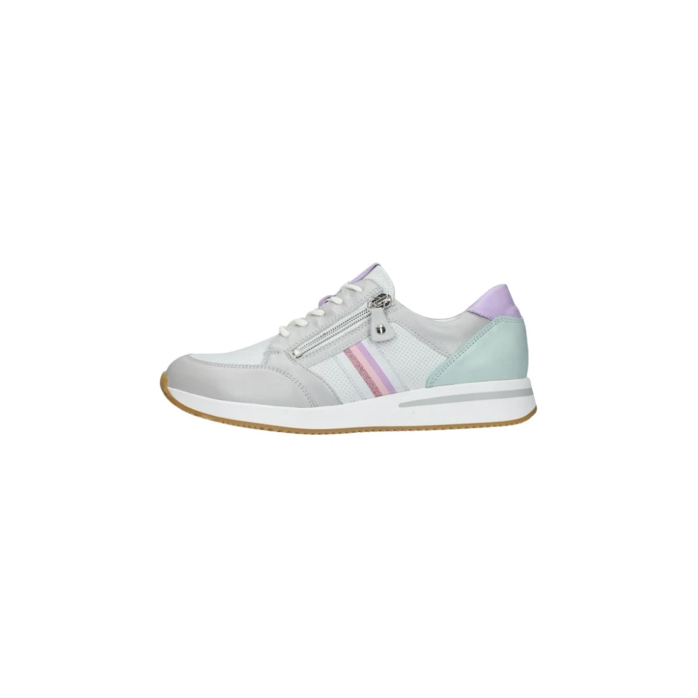 Waldläufer Leren Sneaker Dames Schoenen Veelkleurig Multicolor