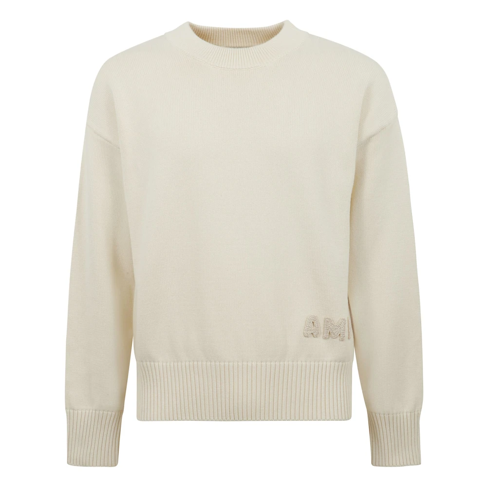 Knitwear > Round-neck Knitwear - - Ami Paris - Modalova