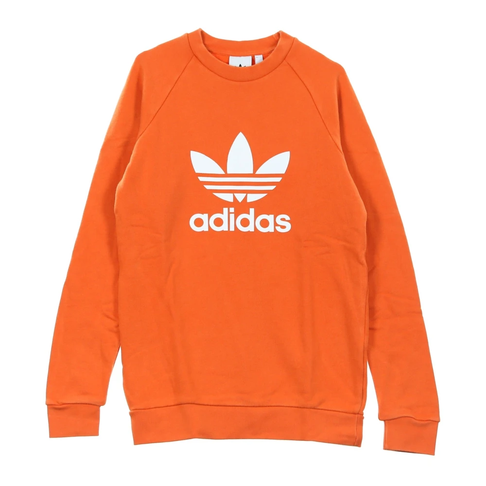 Adidas Oranje Crewneck Sweatshirt voor Mannen Orange Heren