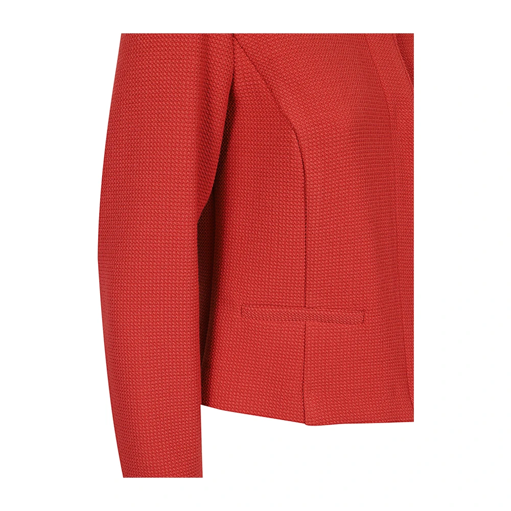Marella Polyester en Viscose Jas Red Dames
