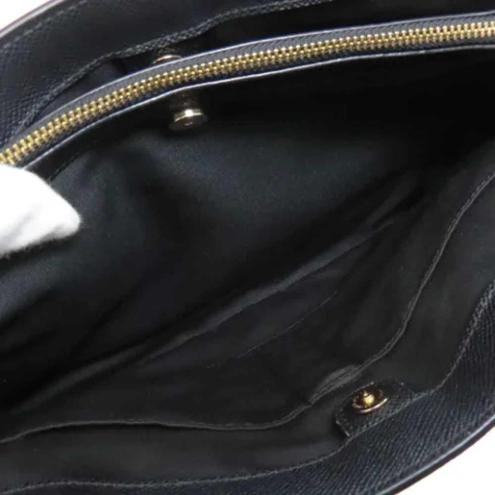 Coach Pre-owned Leather shoulder-bags Black Dames