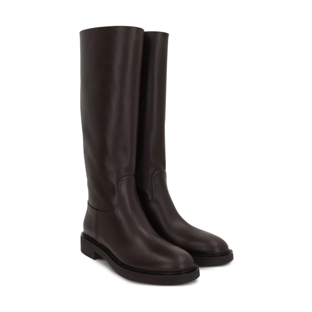Gianvito Rossi Ascott Leren Laarzen