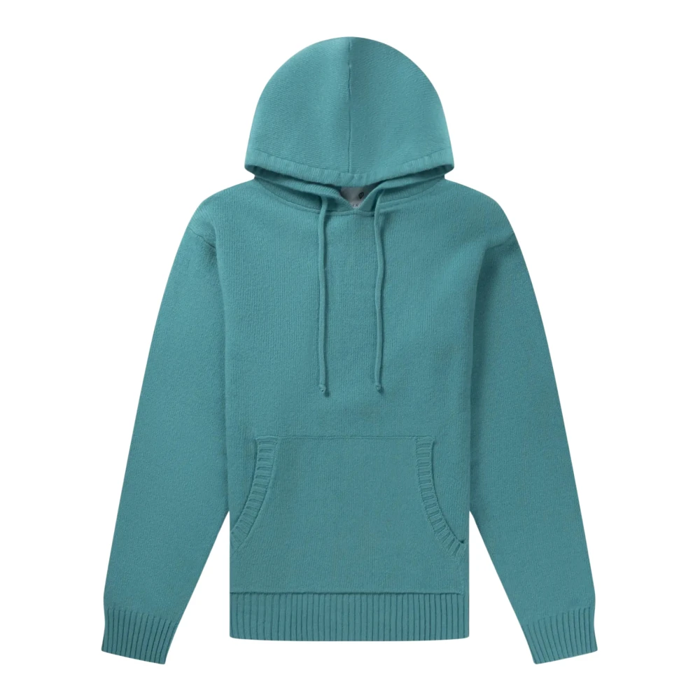 Seven Gauge Gezellige Lamswol Hoody voor Koude Dagen Blue Heren