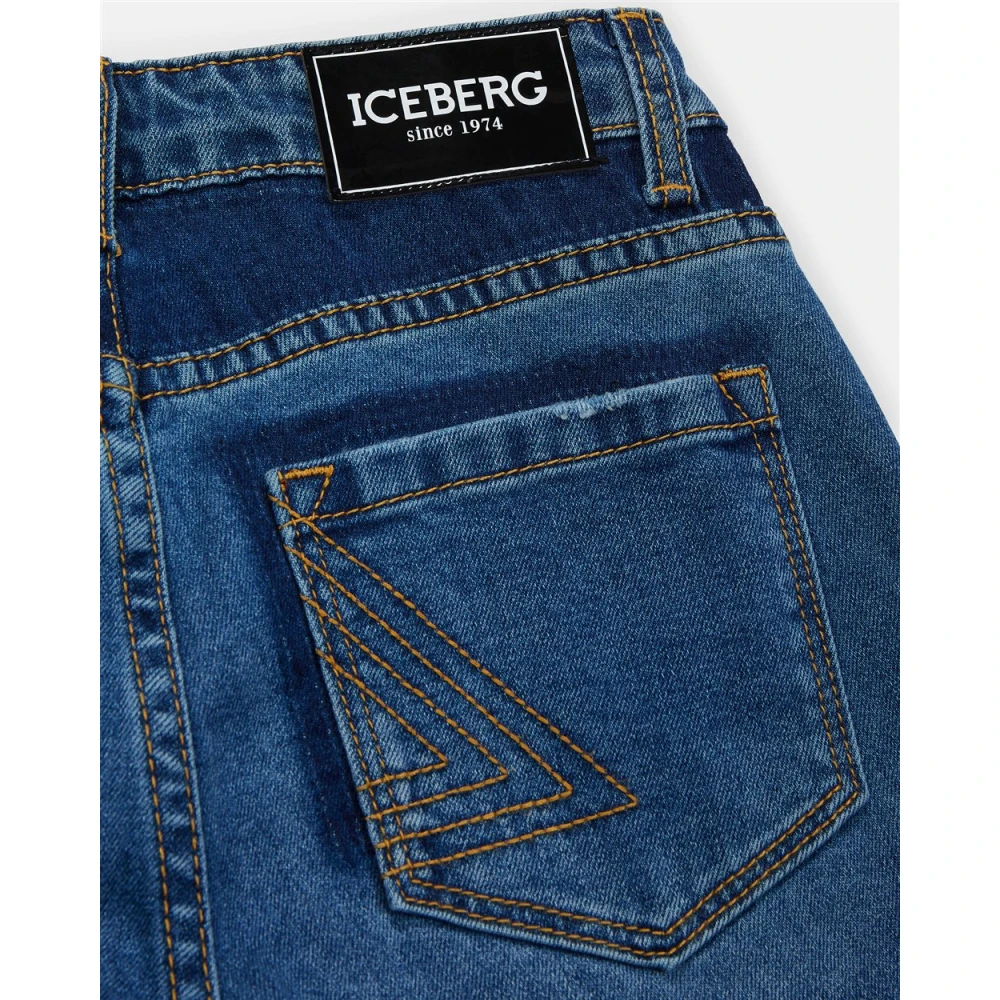 Iceberg Slim-fit Jeans Blue Heren