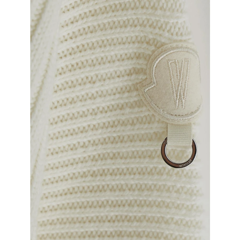 Moncler Wollen Coltrui Gebreid Beige Dames