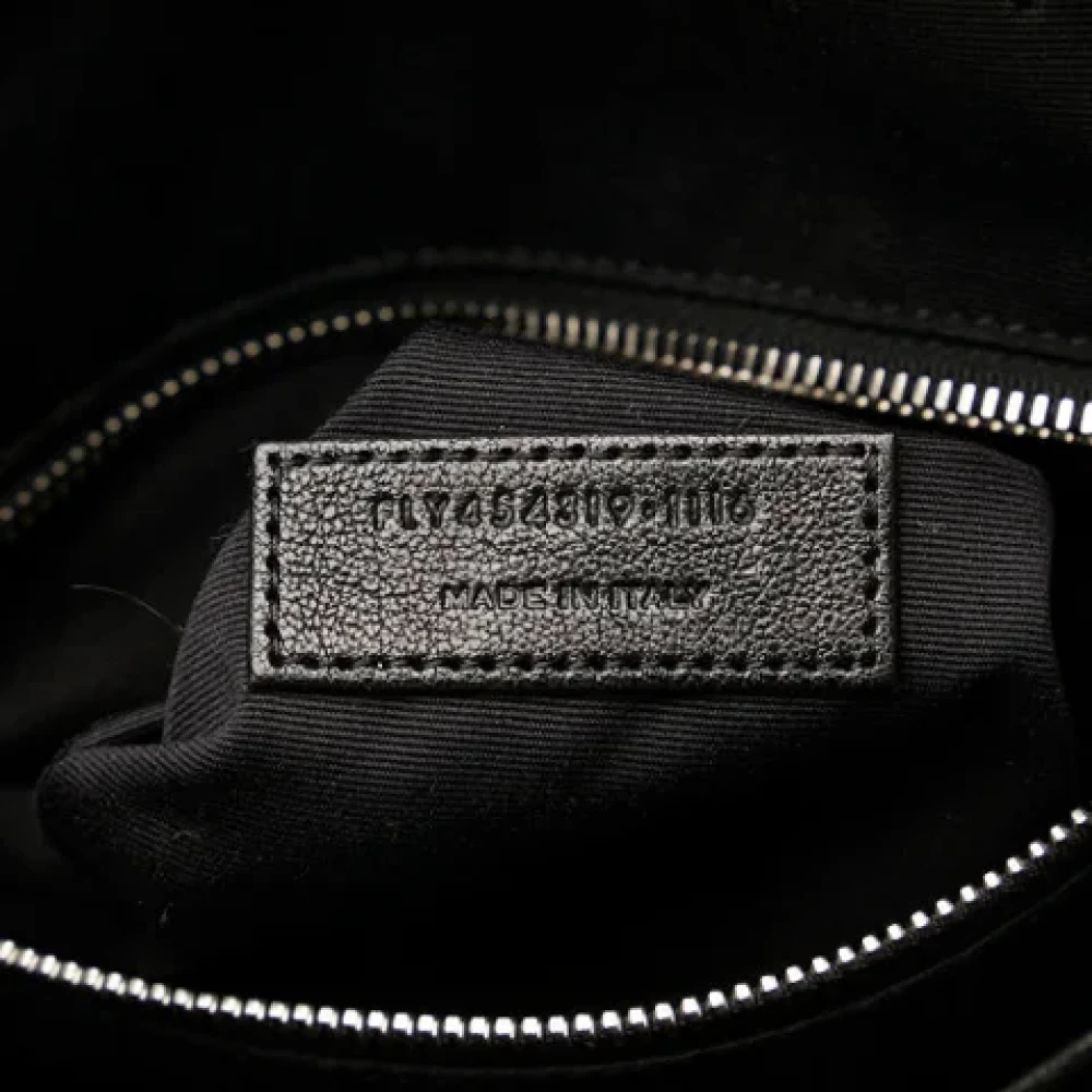 Yves Saint Laurent Vintage Pre-owned Fabric backpacks Black Dames