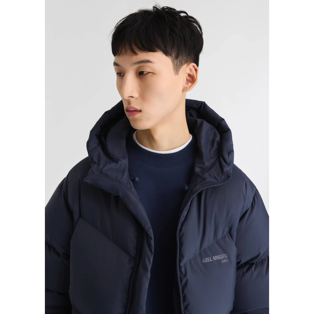 Axel Arigato Top Puffer Jacket Blue Heren