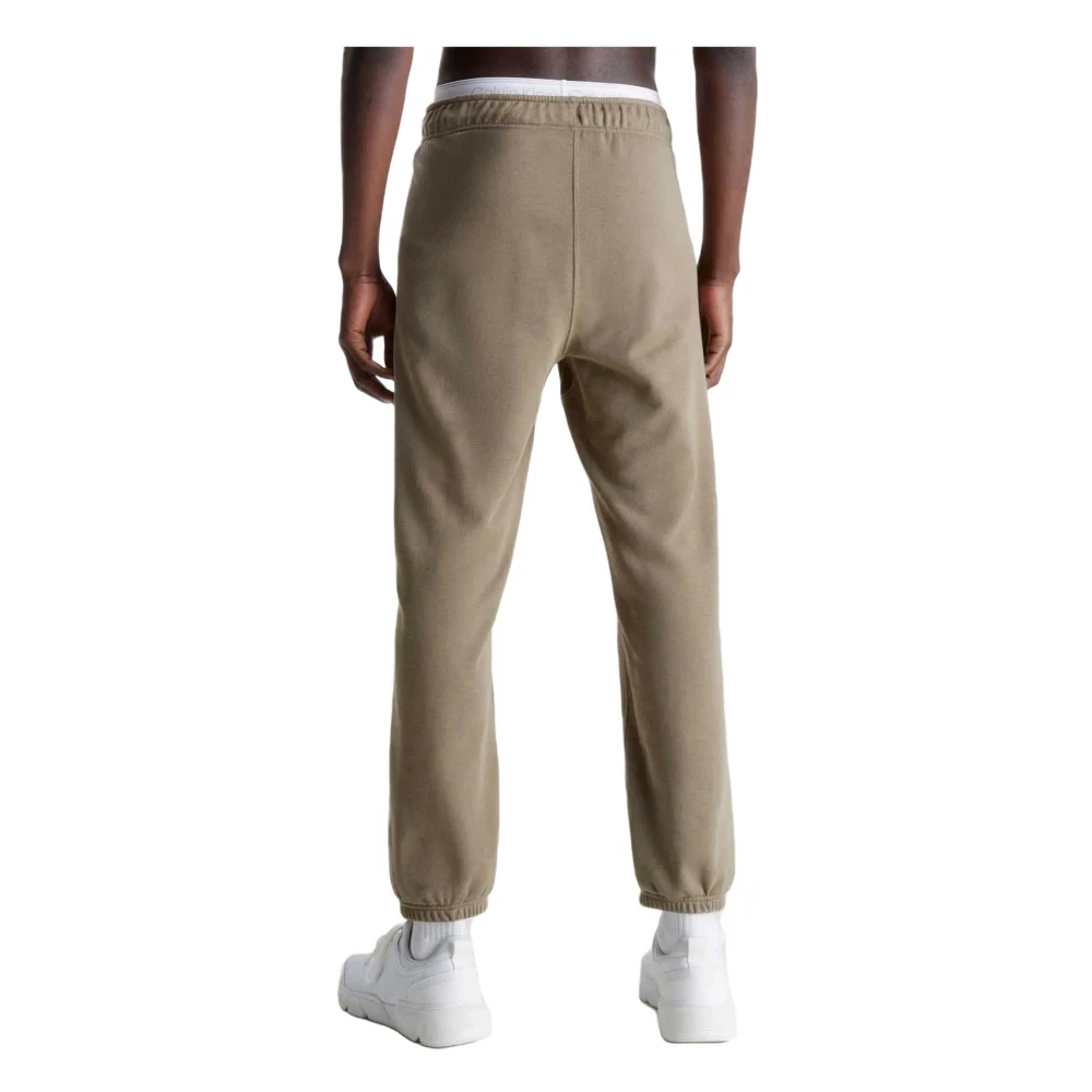 Calvin Klein Comfortabele en stijlvolle gebreide broek Brown Heren