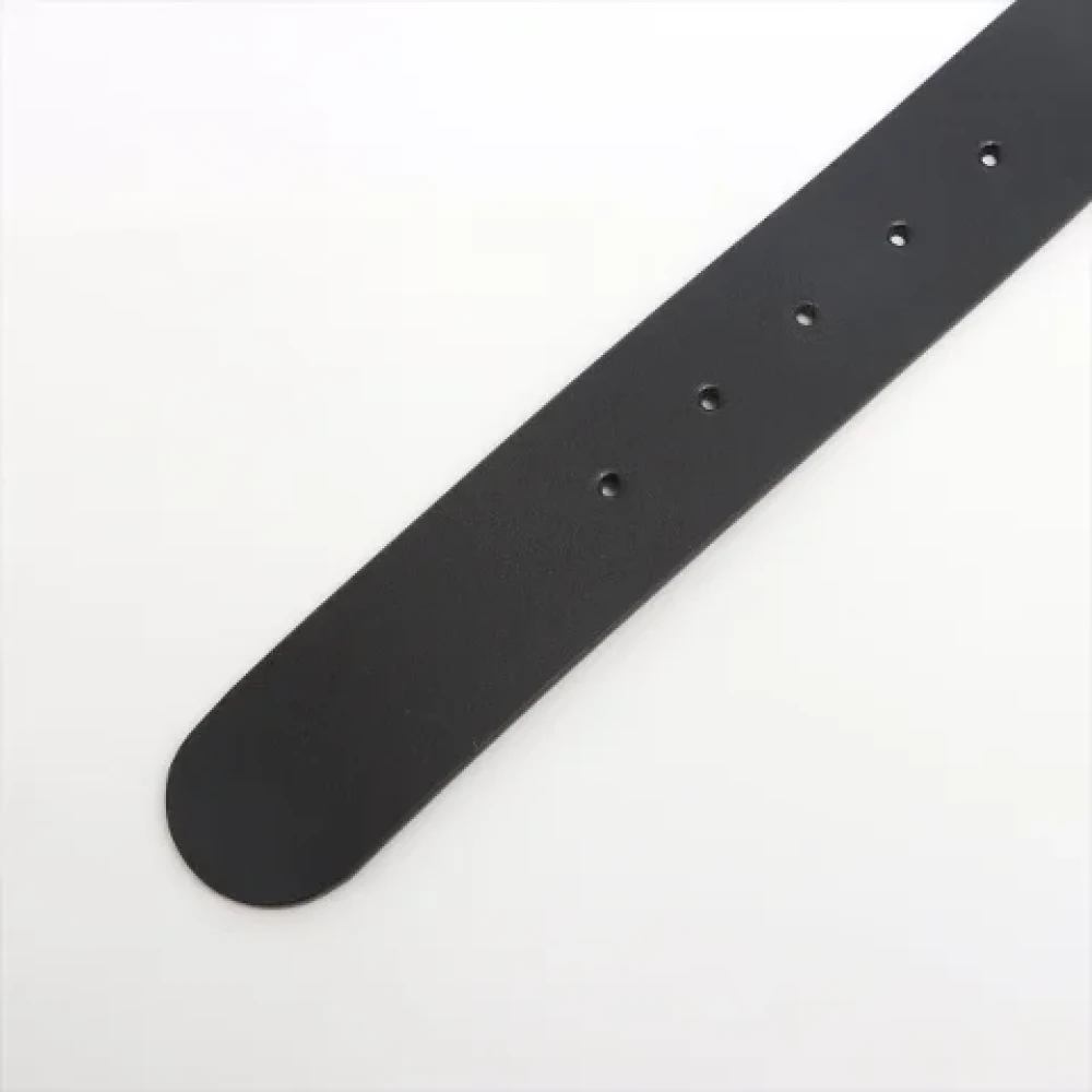 Gucci Vintage Pre-owned Leather belts Black Dames