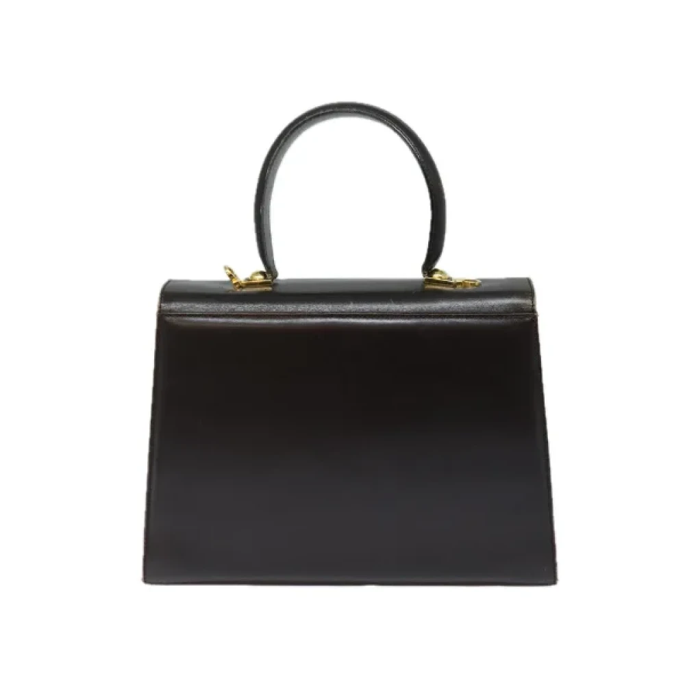Salvatore Ferragamo Pre-owned Leather handbags Black Dames