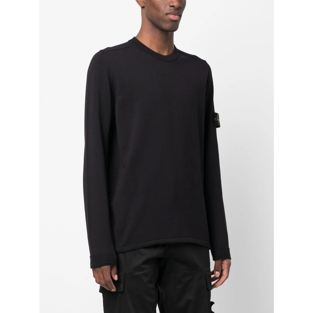 Stone Island Blauwe Trui voor Mannen Blue Heren