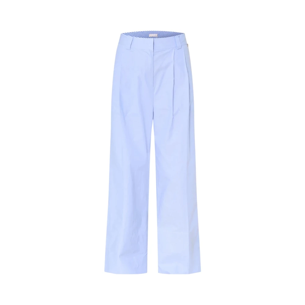 Liu Jo Women's Blue Wide Trousers, S, Wide Trousers