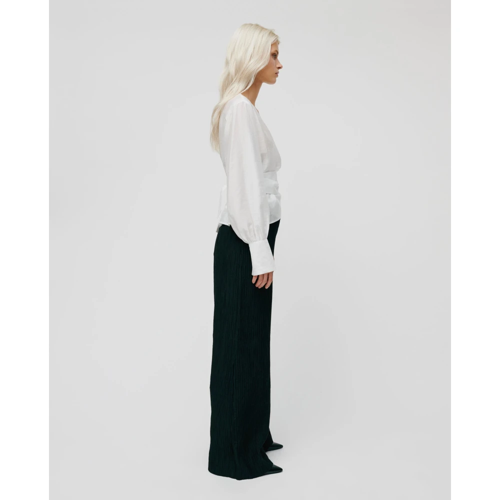IVY OAK Organza Wrap Blouse met Lang Riem White Dames