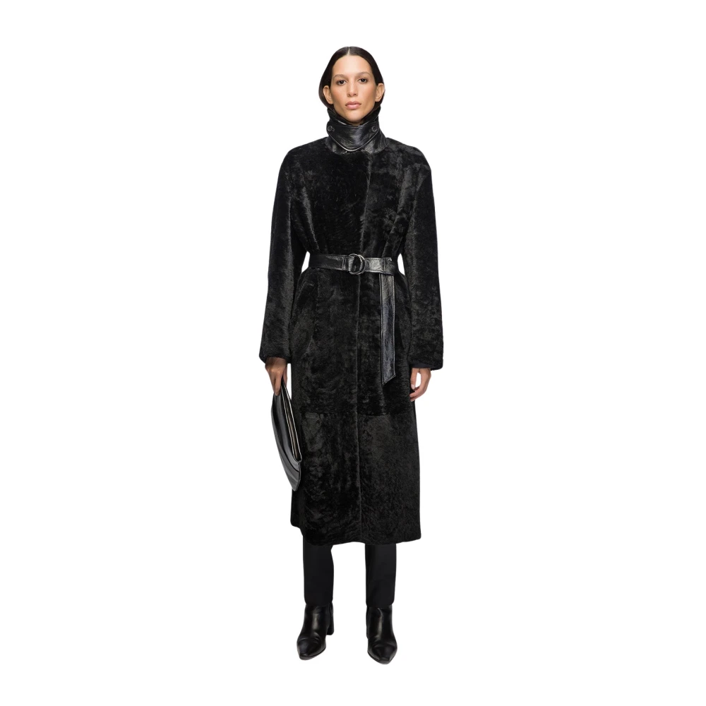VSP Gabrielle Zwarte Shearling Jas Black Dames