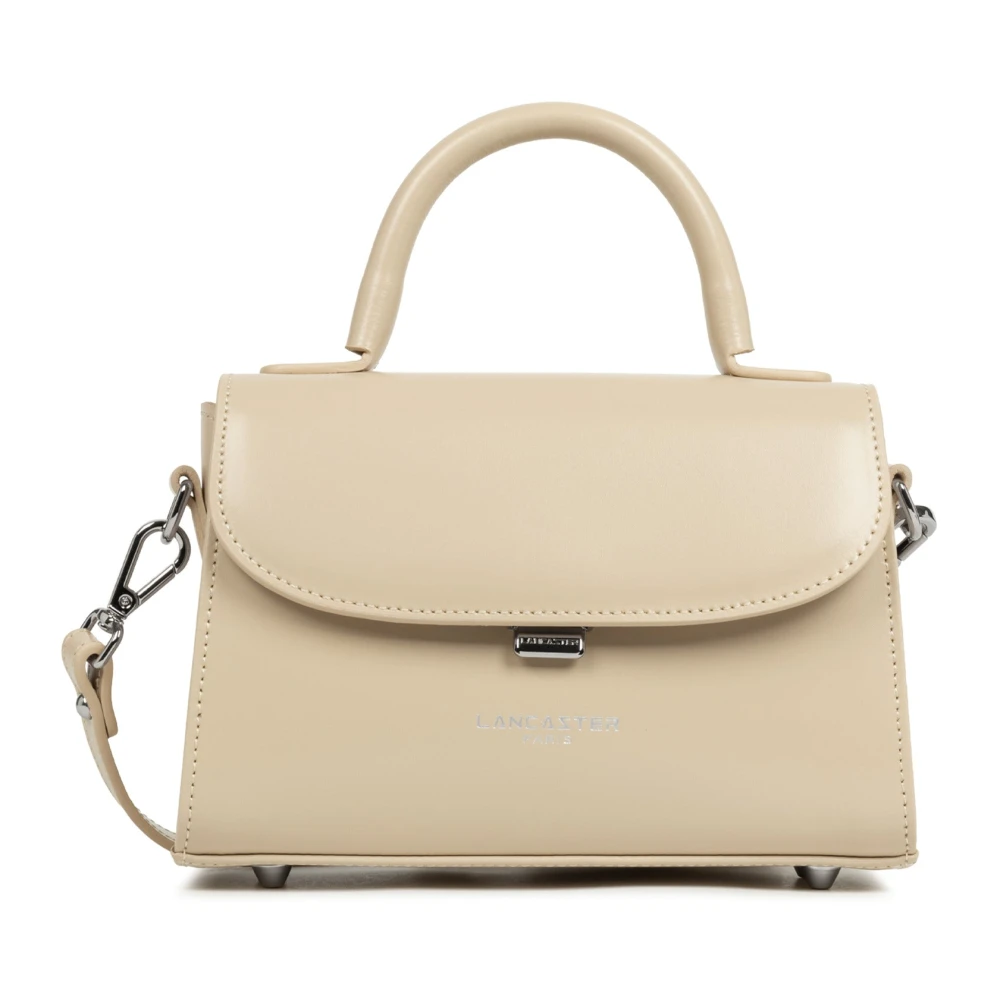 Lancaster Beige Suave Even Flap Handbag - Female - Handbags - One Size - Bags
