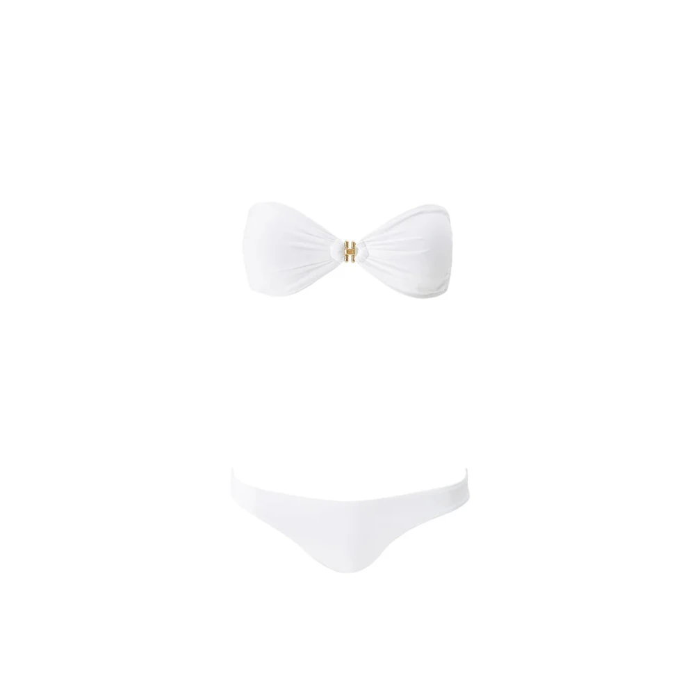 Melissa Odabash Istanbul Witte Bikini Set White Dames
