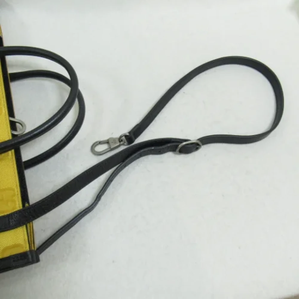 Gucci Vintage Pre-owned Fabric totes Yellow Dames