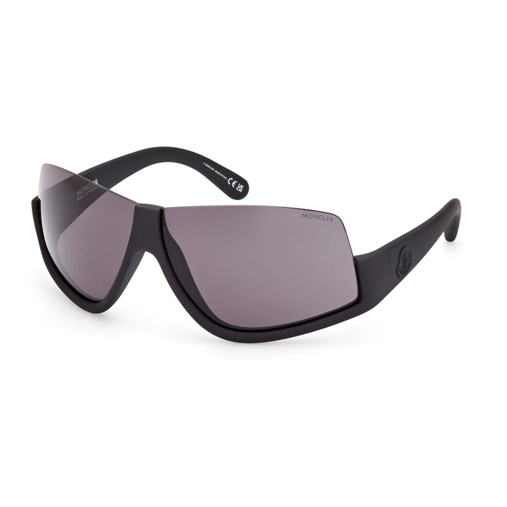 Moncler Unisex Black Sunglasses, One Size, Stylish Sunglasses