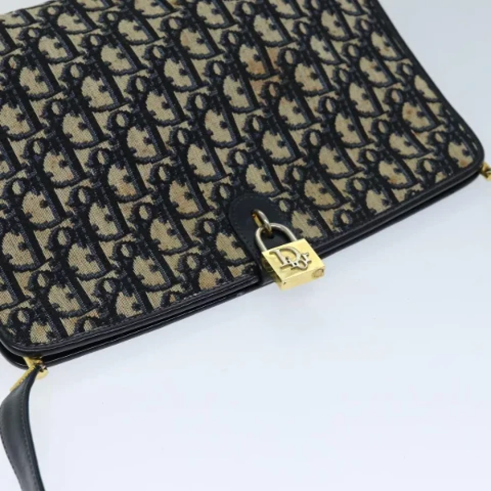 Dior Vintage Pre-owned Canvas dior-bags Blue Dames