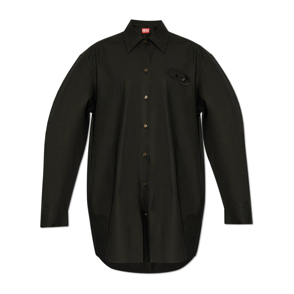 Diesel Damen Schwarz Kleider, K, Lgröße: