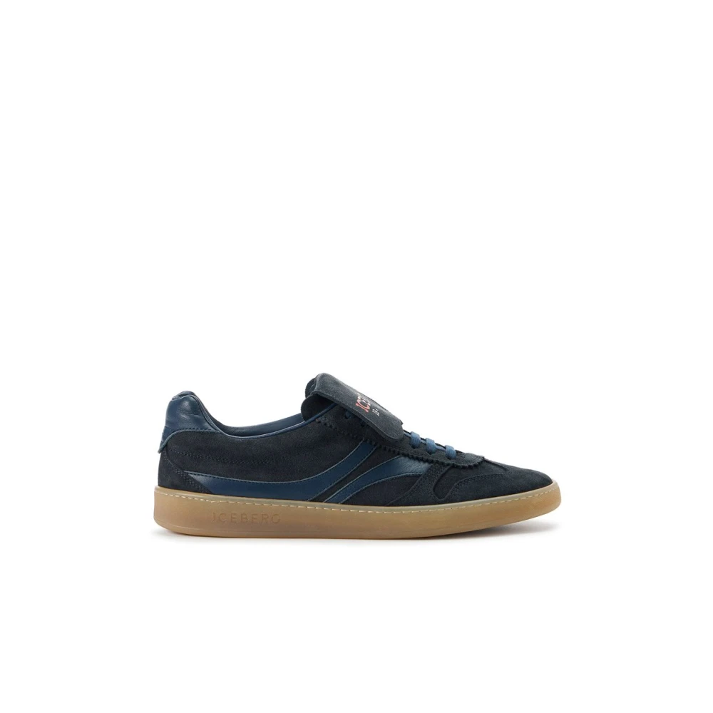 Iceberg Sneakers met patroon Heren Schoenen Blauw