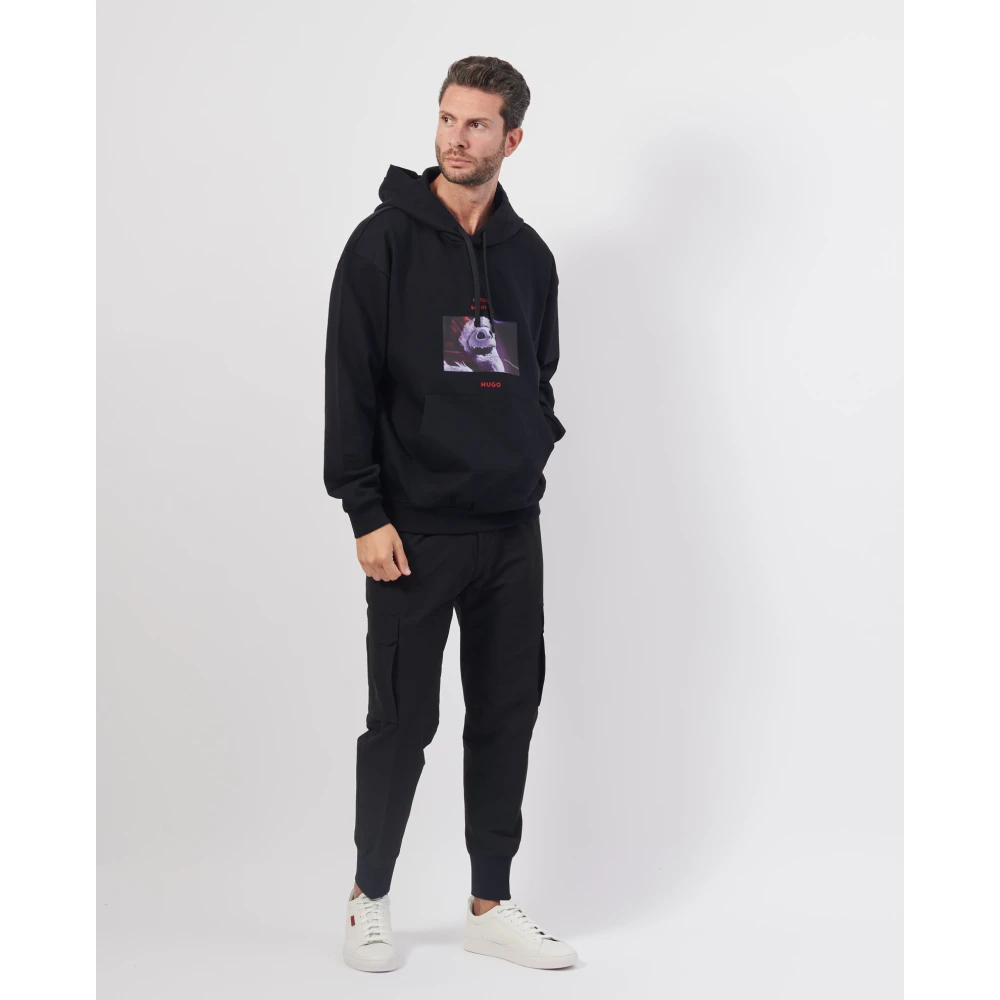 Hugo Boss Nightmare Before Christmas Sweater Zwart Black Heren