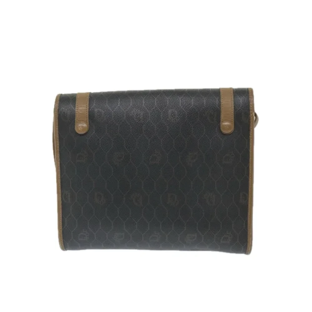Dior Vintage Pre-owned Leather dior-bags Black Dames
