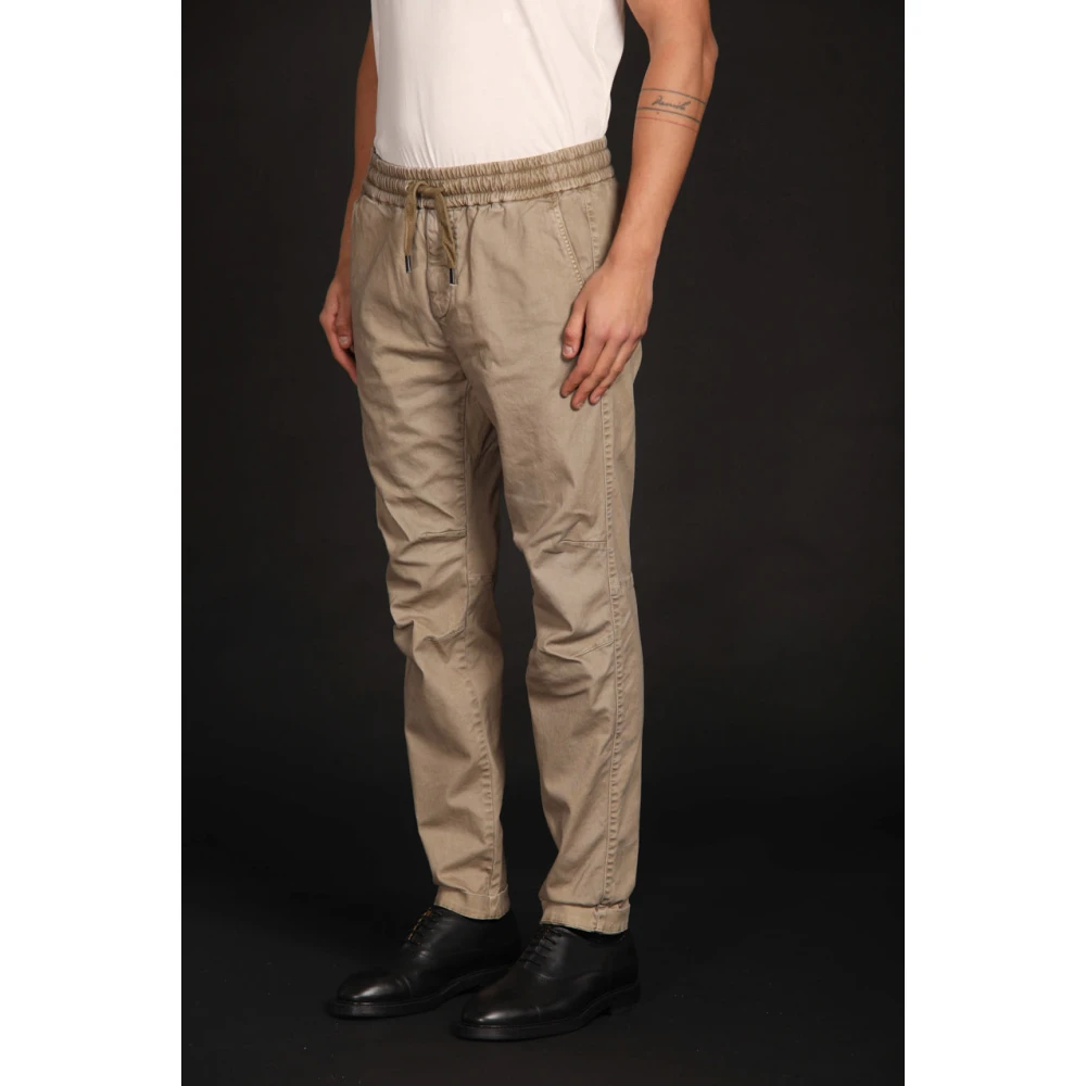 Mason's Stretch chino cargo broek John Sack Beige Heren