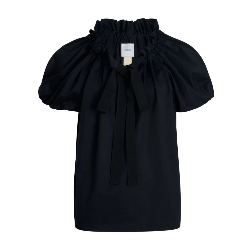 Patou Zwarte Pofmouw Top Black Dames