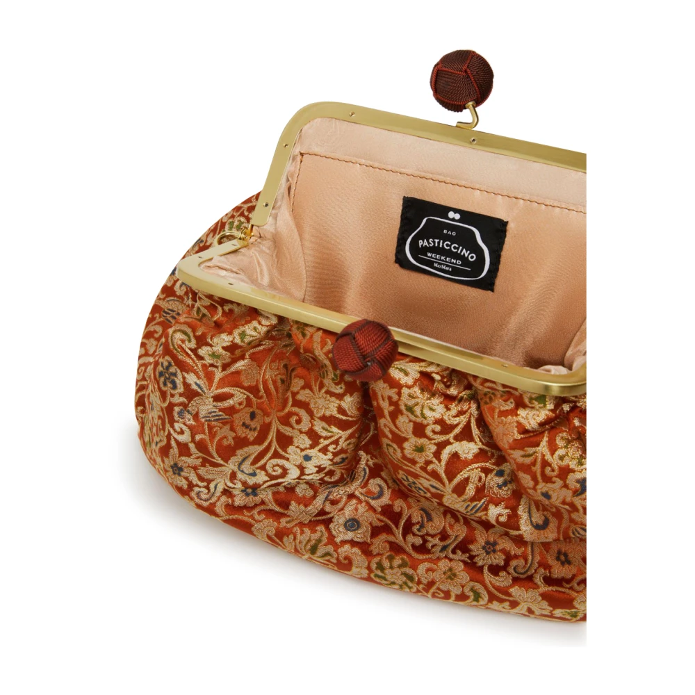 Max Mara Weekend Japans-geïnspireerde Beige Zijden Tas Beige Dames