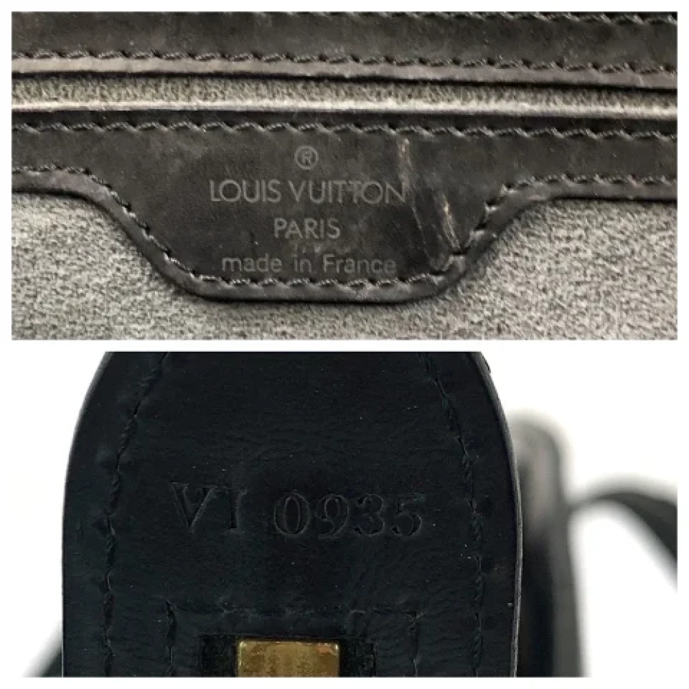 Louis Vuitton Vintage Pre-owned Leather louis-vuitton-bags Black Dames