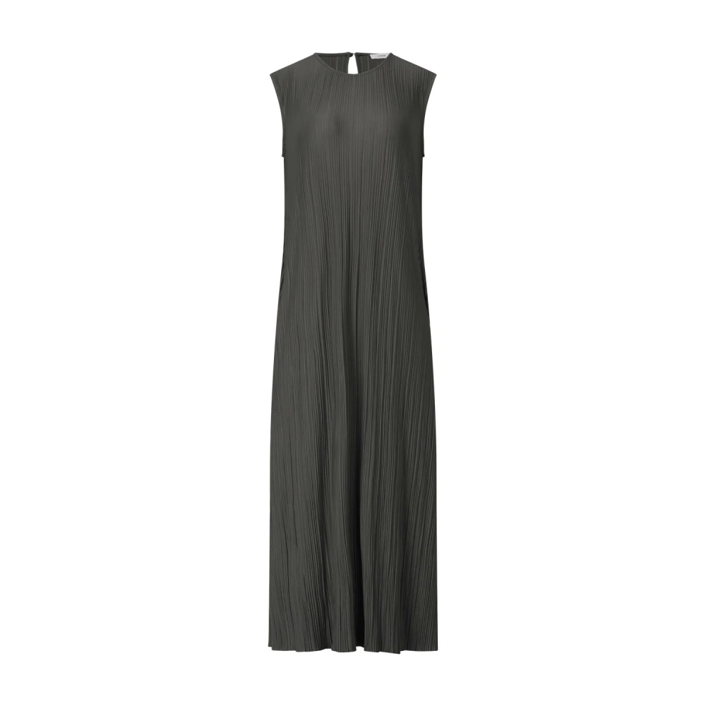 Samsøe Geplooide Jurk Sauma Black Dames