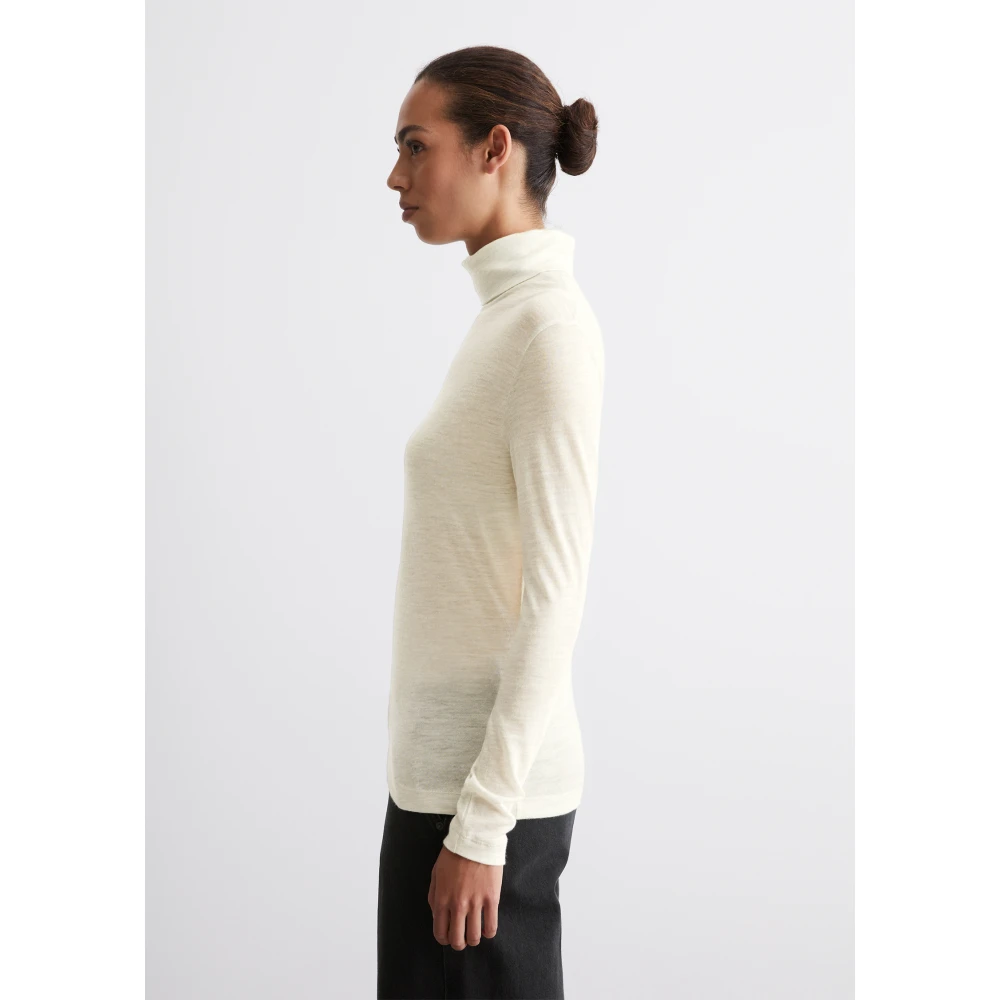 Marc O'Polo Turtleneck longsleeve slim Black Dames