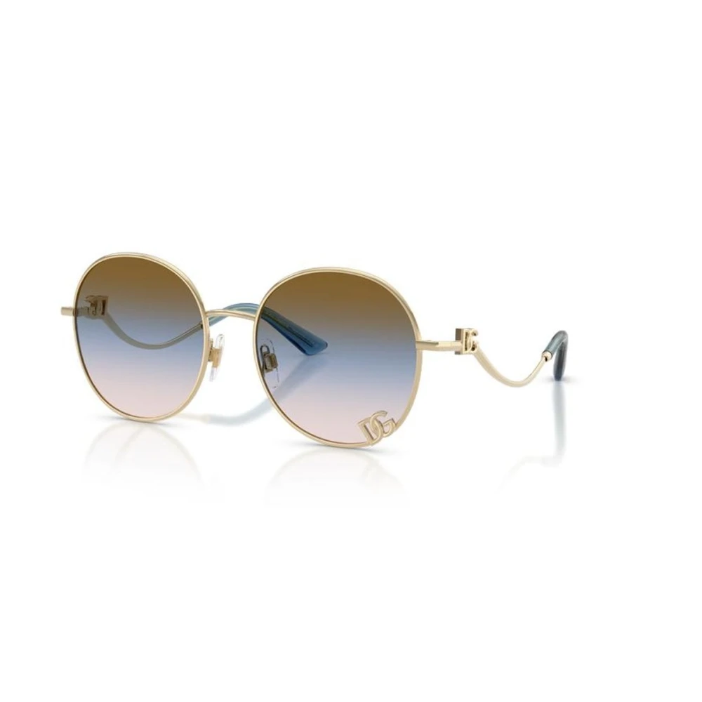 Dolce & Gabbana Women's Yellow Sunglasses, 56 Mm, Round Sunglasses