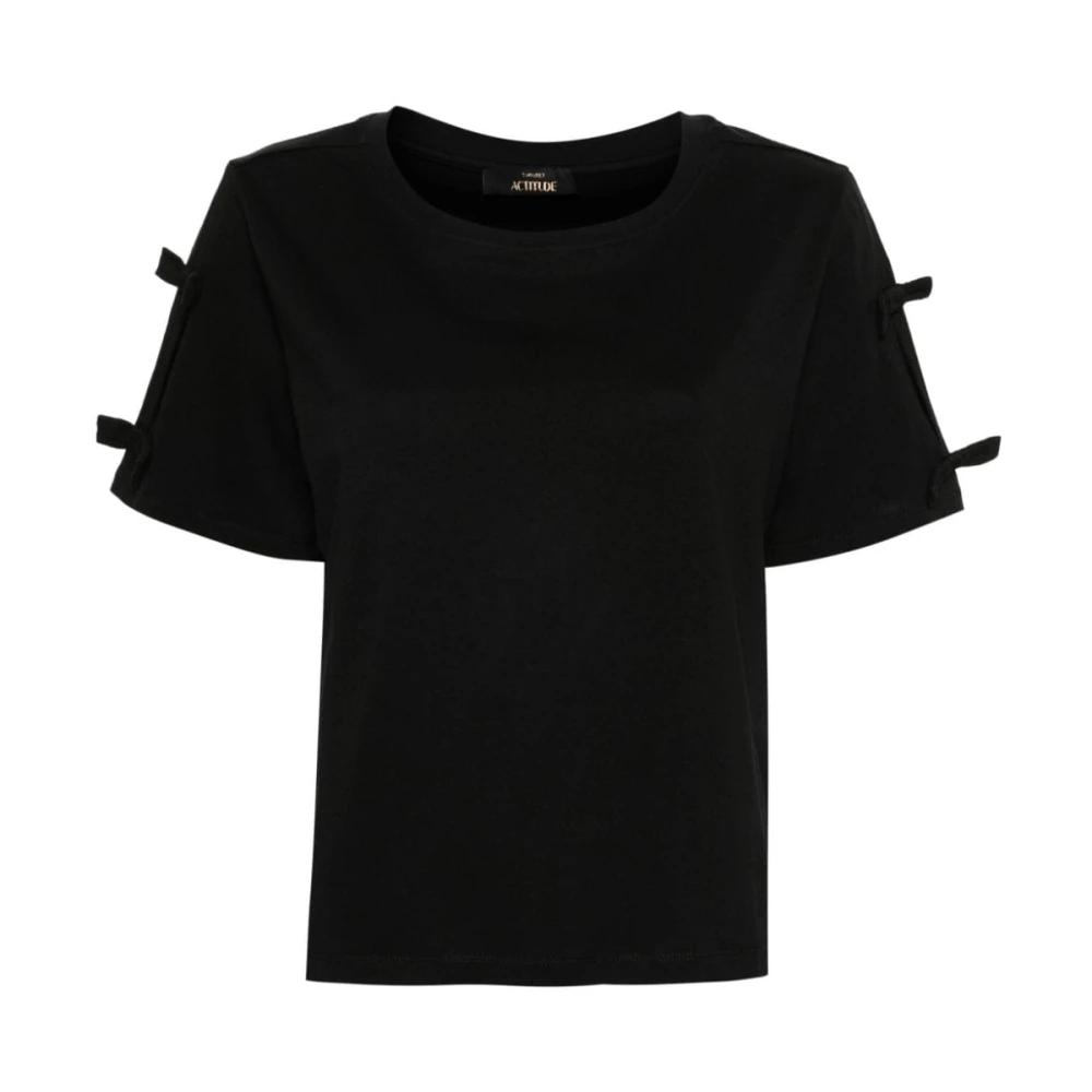 Twinset Zwarte Twin-set T-shirts en Polos Black Dames