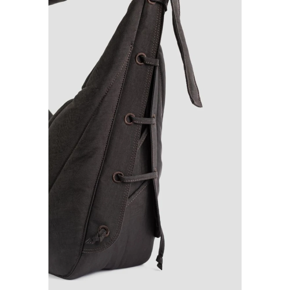 Lemaire Zwarte Nylon Game Tas Black Dames