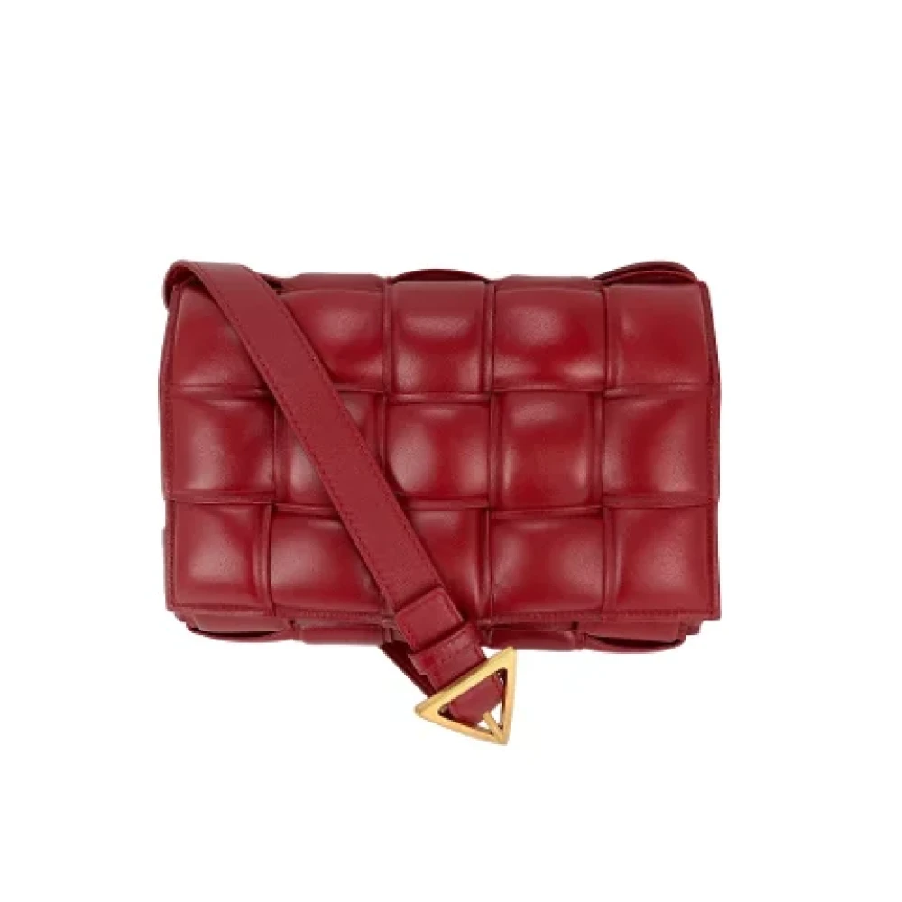 Bottega Veneta Vintage Pre-owned Leather handbags Red Dames