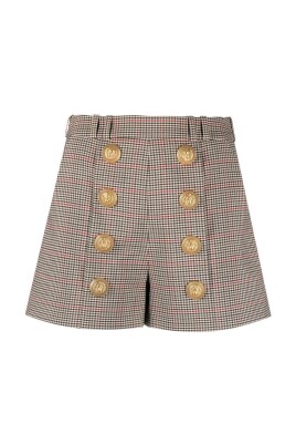 shorts-elegants-beige-pied-de-poule