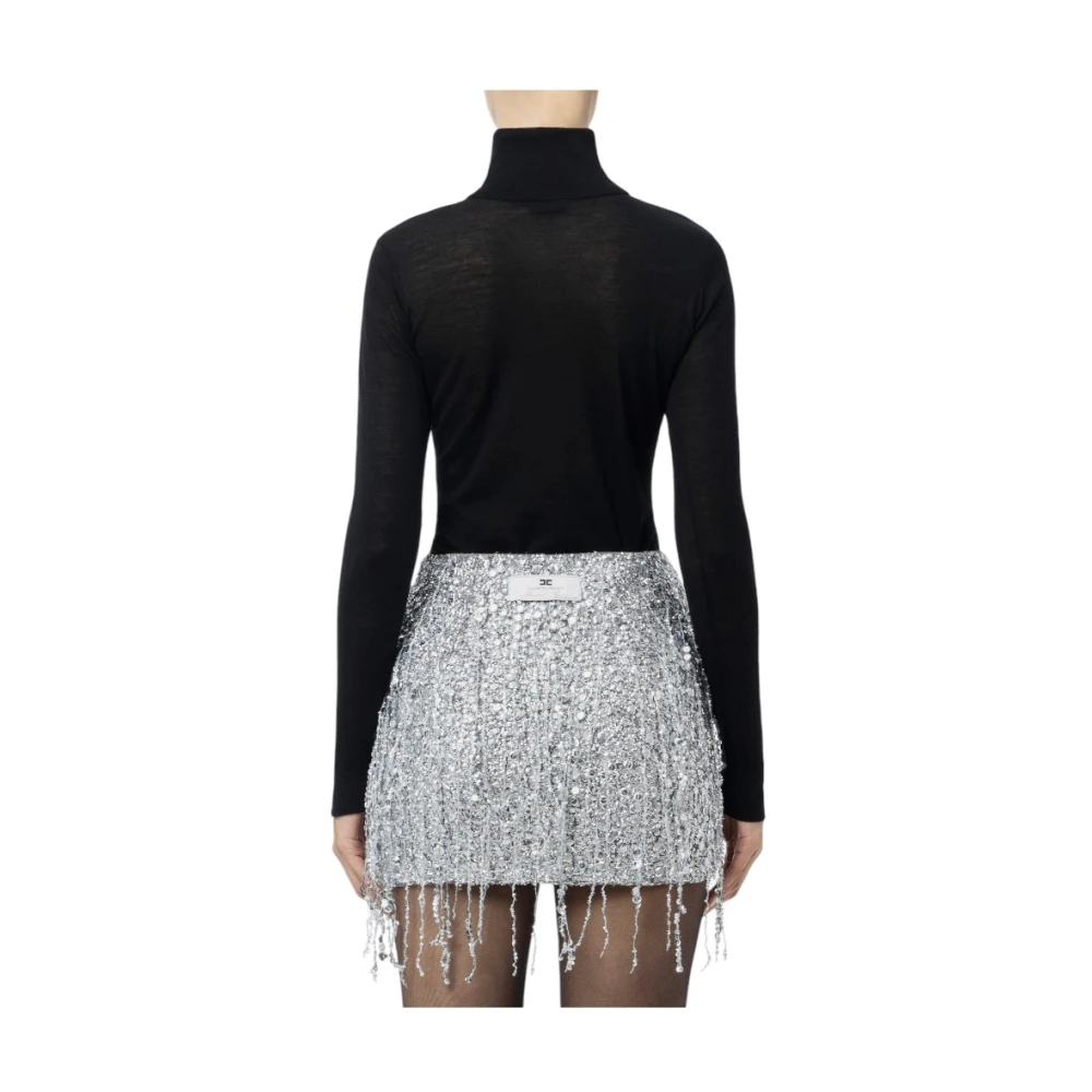 Elisabetta Franchi Stijlvolle Gebreide Top Black Dames